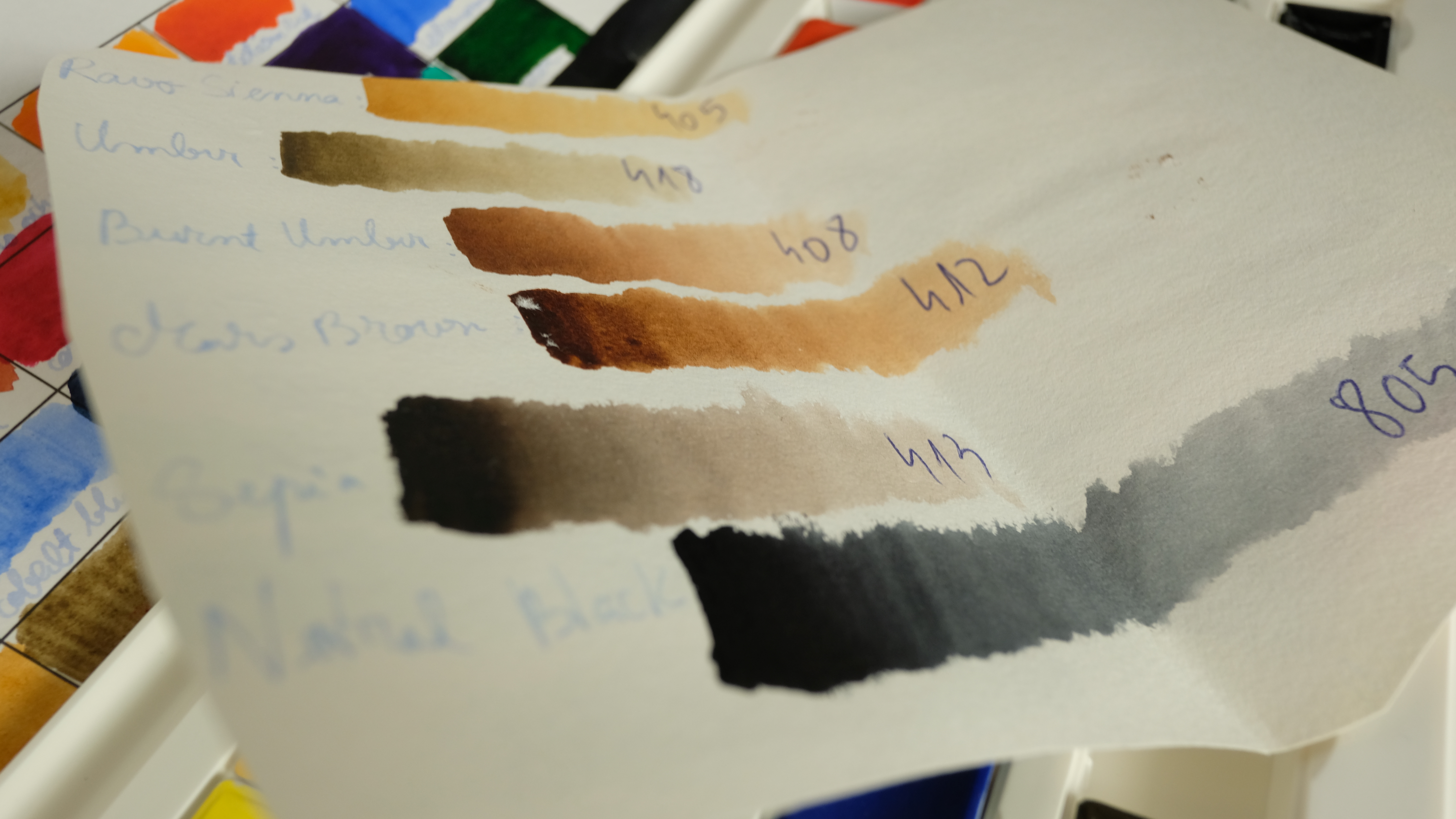 Testing russian watercolours. White NIGHTS