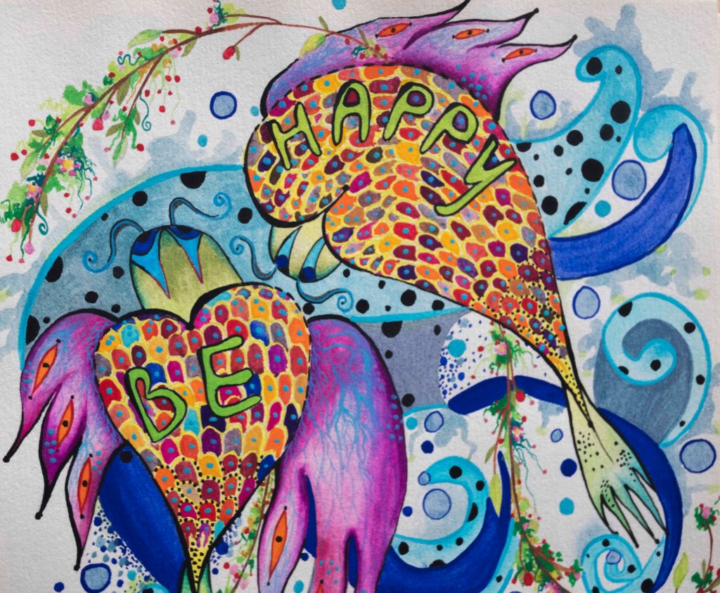 Watercolour illustration.The Dance of Love: An Artistic Exploration of Wholeness and&nbsp;Connection